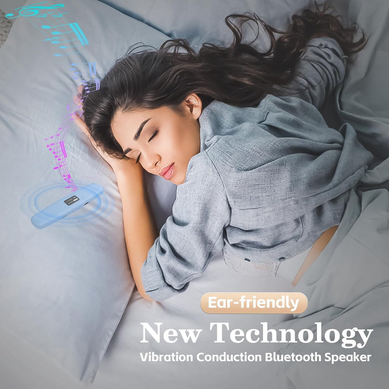 Private Pillow Speaker - Bluetooth Wireless Speaker for White Noise, Sleep Aid, Relaxation Under Pillow