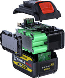 DM18DSV7V8 Battery Adapter Converter Convert Dewalt DCB205 20V Li-ion Batteries Milwaukee M18 18V Battery to for V7 V8 Battery V7/V8 Animal Motorhead Absolute Cordless Vacuums