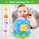 Musical Baby Toys 6-12 Months with Lights & Sounds, Sensory Octopus Educational  Toy Crawling & Learning Play，Birthday Toy for Infant Toddler Boy Girl 7 8 9 10 11 month 1-2 Year Old