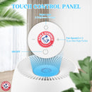 Arm & Hammer Allergen Defense 2-in-1 Desktop Air Purifier with HEPA Filter and Soft Night Light for Home and Office