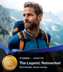 COOLIFY 2 Neck Air Conditioner, Portable Personal Cooler Neck Fan,Portable Personal Cooler and Heater Strong Wind,Idea Gifts for Women & Men