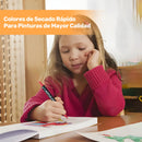 36-Color Double Tip Acrylic Paint Markers, Fine & Brush Tip Art Markers for Rock, Ceramic, Wood, Canvas, 3D Model Painting