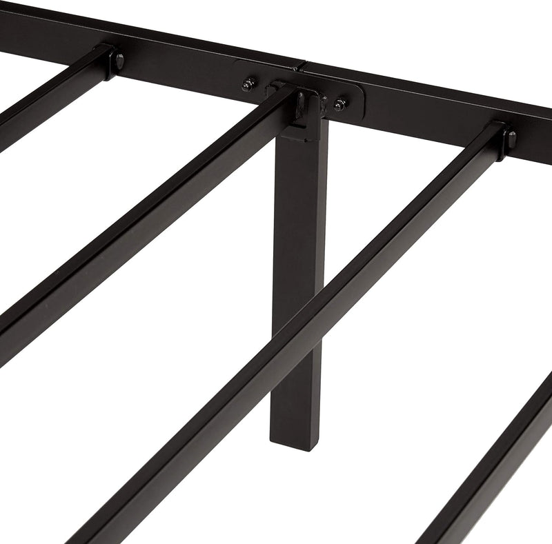 Amazon Basics Heavy Duty Bed Frame With Steel Slats - Twin/Full/Queen Sizes