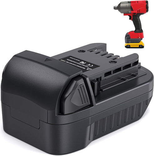 Replace for Dewalt Battery to Milwaukee 18V Battery Adapter, Convert for DeWalt 18v-20v Lithium Batteries to Milwaukee M18 18v Cordless Power Tools Use