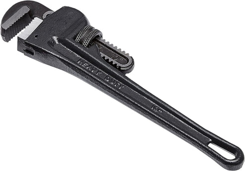 Heavy-Duty Adjustable Straight Pipe Wrench