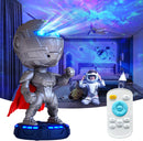 Star Galaxy Projector with Bluetooth Playback, Robot Star Projector for Room Decor, Timer, and Remote Control