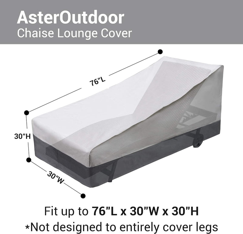 Heavy Duty Weather & UV-Resistant Patio Dinning Chair Cover