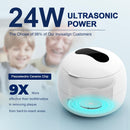 2025 Ultrasonic Retainer Cleaner Machine – 45kHz Retainer Cleaner for Night Guards, Mouth Guards, Dentures – 24W Dental Ultrasonic Cleaner with 4 Modes, 200ML – Great Gift for Braces Users