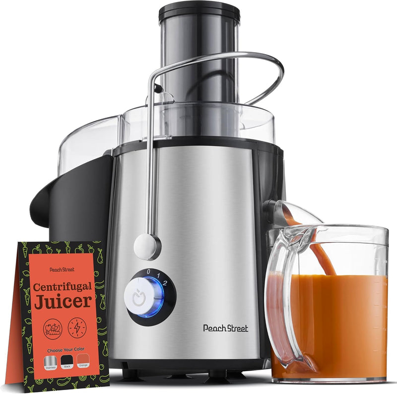 Centrifugal Juicer 700W Juice Extractor Juicing Machine, 3" Wide Feeder for Whole Fruits, Vegetable, with Micro-Mesh Filter Easy to Clean