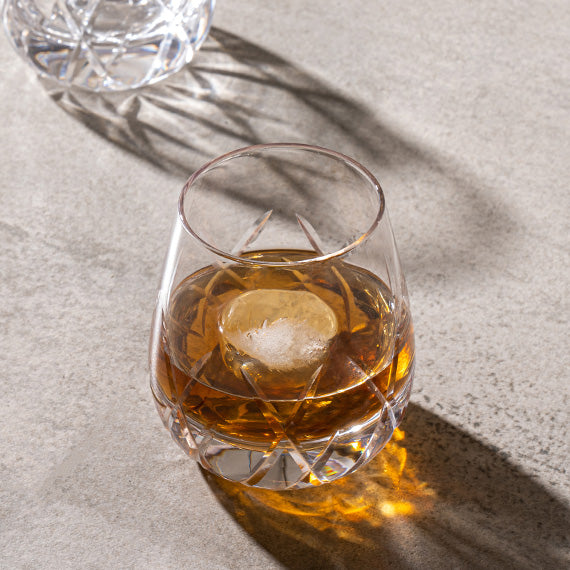 UniWhis Handmade Premium Whisky Glass Set, Handcrafted Whisky Glass with Wide Mouth, Thick Base, and Aroma-Enhancing Design