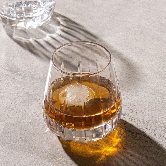 UniWhis Handmade Premium Whisky Glass Set, Handcrafted Whisky Glass with Wide Mouth, Thick Base, and Aroma-Enhancing Design