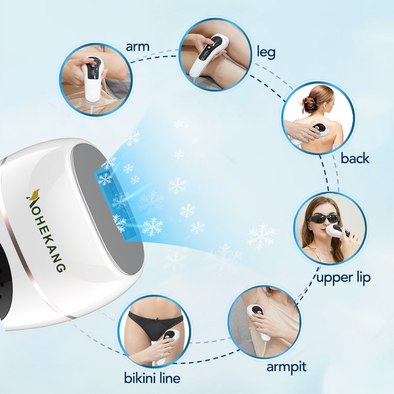 IPL Laser Hair Removal for Women With ICE & 999,999 Flashes