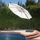 Noble House Durango 9.6' Outdoor Canopy Sunshade Umbrella