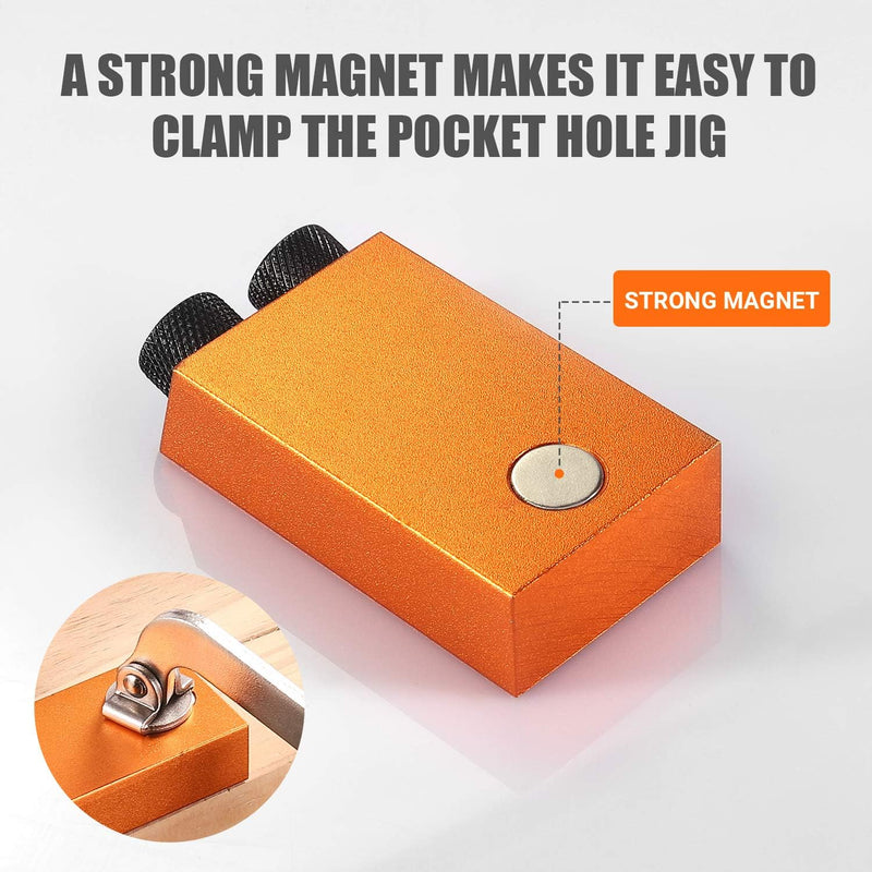 45pcs Pocket Hole Jig Set