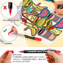24/36 Colors Dual Tips Art Marker Drawing Acrylic Paint Marker Pens Set For Rock Painting Ceramic Glass Wood,