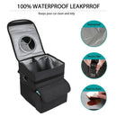 Car Trash Can with Lid and Storage Pockets, 100% Leak-Proof Organizer, 1.8 + 2.8 Gallons Set