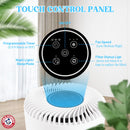 Arm & Hammer, AH510W HEPA Air Purifier for Home Office, Desktop Cleaner Removes 99.97% Allergies, Smoke, Dust, Pollen, Pet Dander, Odor, Germs, Mold, Pearl White