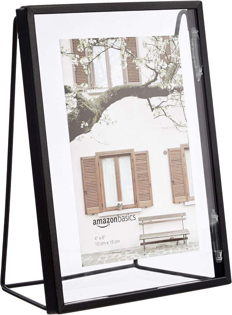 Amazon Basics Wedge Floating Photo Frame for 4 x 6 Inch Photos