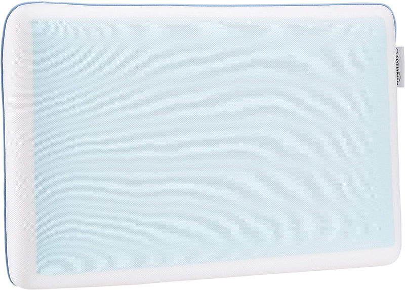 AmazonBasics Cooling Gel Memory Foam Pillow with Machine-Washable Cover