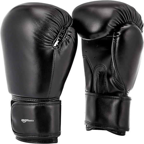 Amazon Basics 12-Ounce Boxing Gloves - Ideal for Sparring and Shadow Boxing
