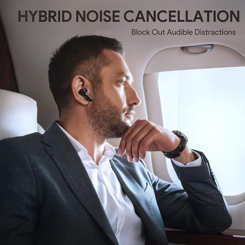 Hybrid ANC & ENC TWS Noise Canceling Headphones Stereo Wireless Headphones