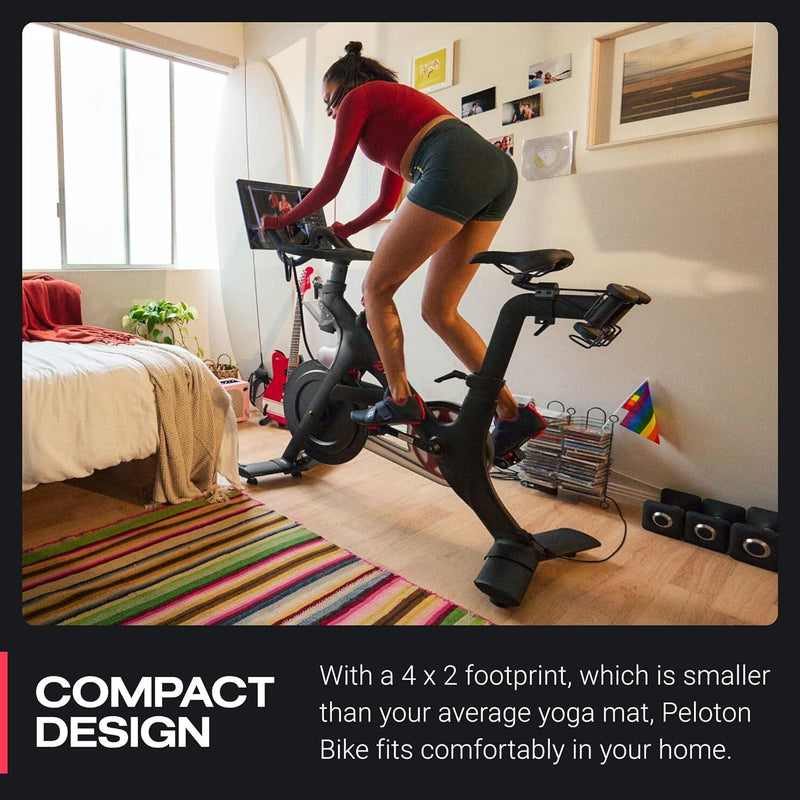 Original Peloton Bike Indoor Stationary Exercise Bike with Immersive 22" HD Touchscreen