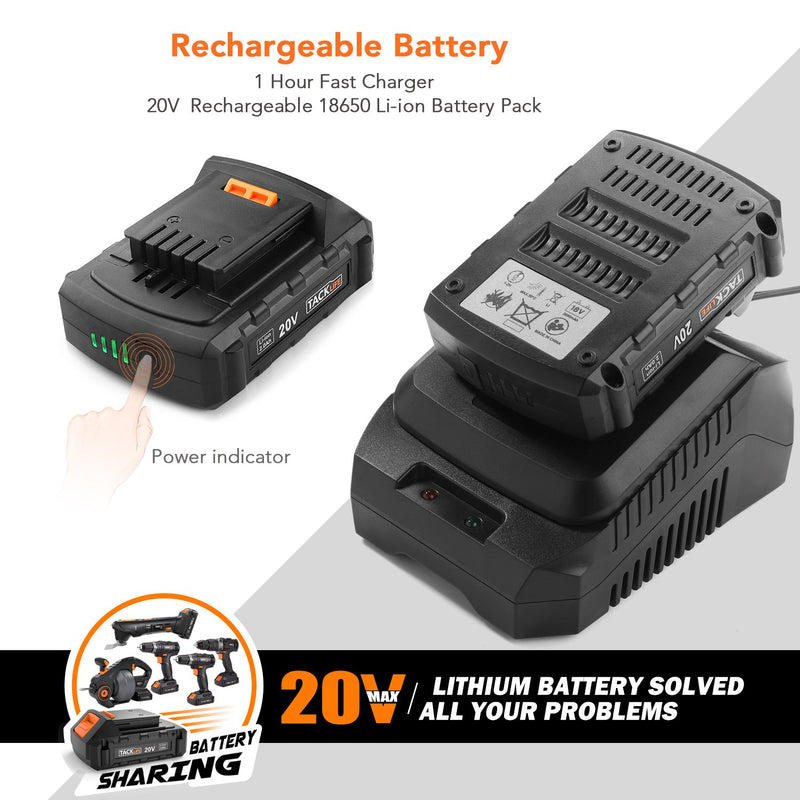20V Max* Lithium Ion Battery Rechargeable 2.0 Ah