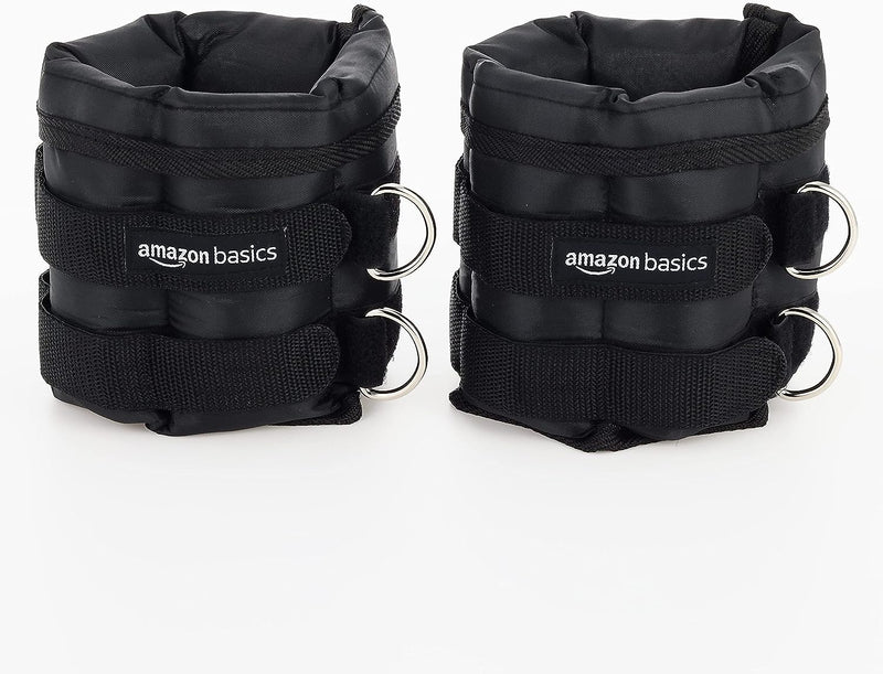 Amazon Basics Adjustable 2.5lb Ankle and Leg Weights (Set of 2)