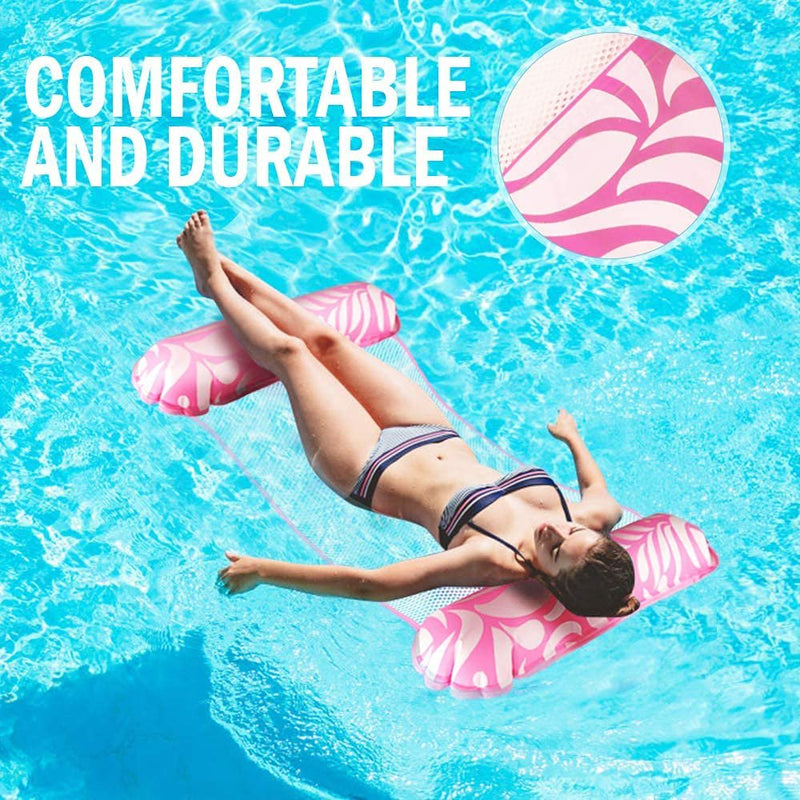 Inflatable Water Hammock Aqua Loungers for Swimming Pool or Beach