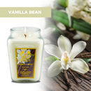 18oz Large Candle Jar Scented Candle with up to 110 Hour Burn Time, Premium Plant Wax Blend for Consistent Burn,Idea Birthdays Anniversary Gifts.