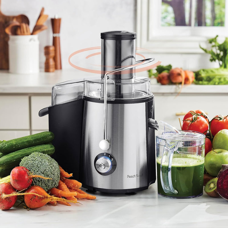 Centrifugal Juicer 700W Juice Extractor Juicing Machine, 3" Wide Feeder for Whole Fruits, Vegetable, with Micro-Mesh Filter Easy to Clean