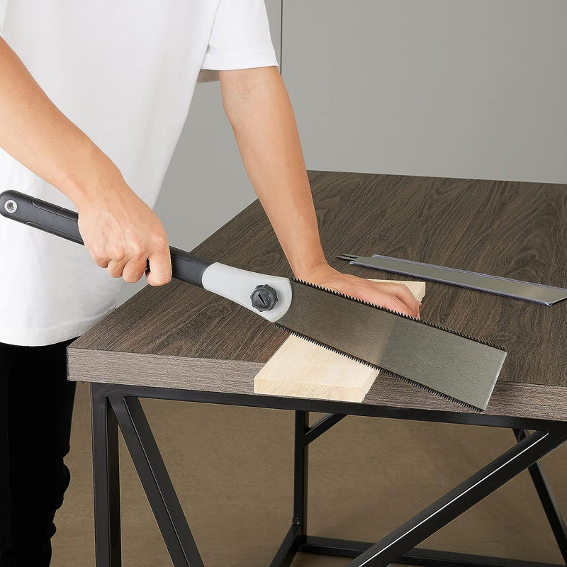 Pull Hand Saw with Double Edge Blade Cutting For Woodworking