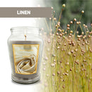 12oz Scented Candle in Glass Jar, 70+ Hours Long Lasting Burn, Eco-Friendly Candle with Eucalyptus, Mango, Apple, Vanilla Cream, Lavender Lemon & Linen Scents,Idea Gifts.