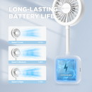 Pursuit Magnetic Phone Fan,3 Speeds Travel Fan with Flexible Gooseneck Design & Phone Ring,Foldable USB Desk Handheld Cooling Fan,6000RPM Lightweight Fans For Travel,Concerts ,Makeup & Outdoor Use