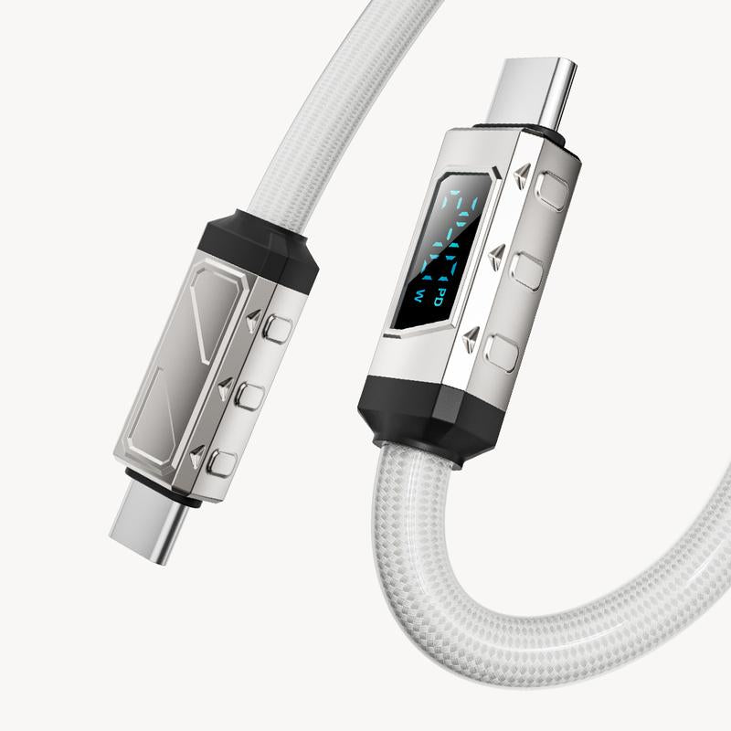 OOI 4 in 1 USB MAX 240W PD Fast Car Charging & Data Sync – USB-A, USB-C, and Lightning Compatible with iPhone 16/15 chargers Electronic Smartphone Carplay Adapter