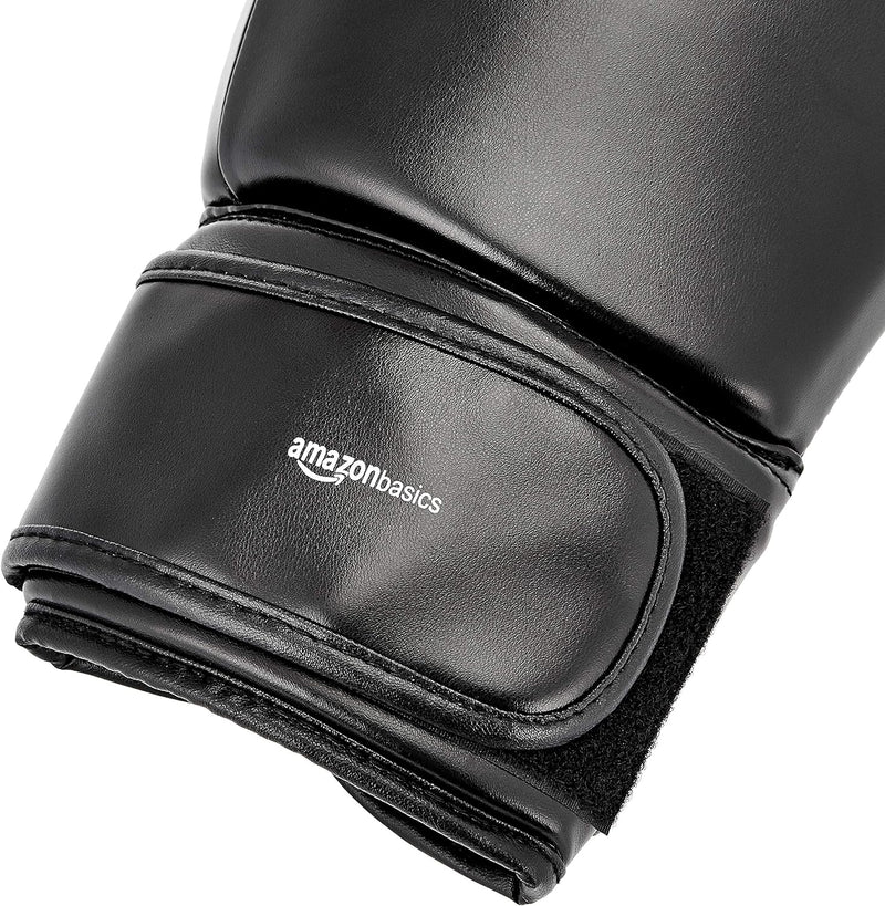 Amazon Basics 12-Ounce Boxing Gloves - Ideal for Sparring and Shadow Boxing