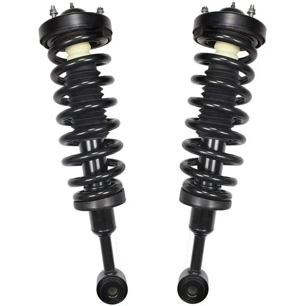 Pair 2 Front Complete Strut & Spring Assembly for 2004-2008 Ford F-150, Lincoln Mark LT - 4WD Models ONLY