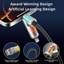 PURSUIT 4-in-1 240W SuperFast Charging CableMFi/MacBook/Samsung PpS/CertifiedMilitary-Grade Armor/Data Sync + 100W LaptopCharging Travel-Ready Tough Design, with storage box