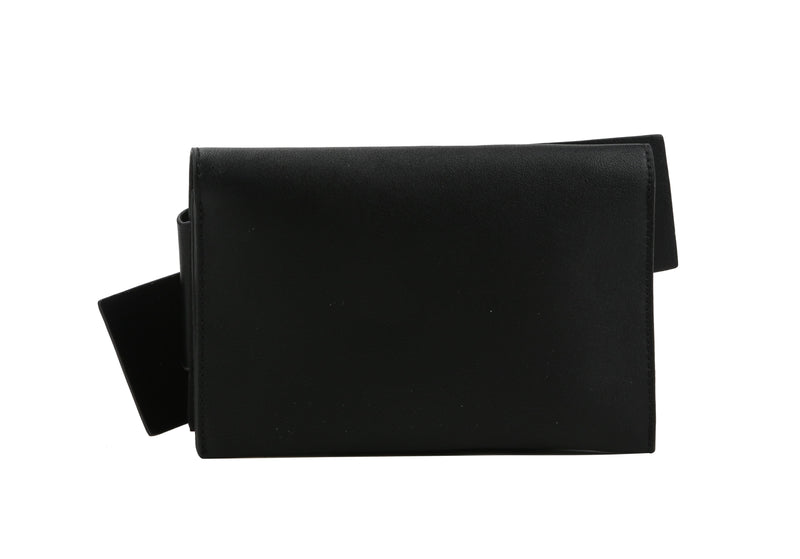Vegan Leather Clutch Purse for Women, Crossbody Bag with Detachable Strap, Bow Tie Detail, Evening Bag, Messenger Style, Fashion Gift Idea