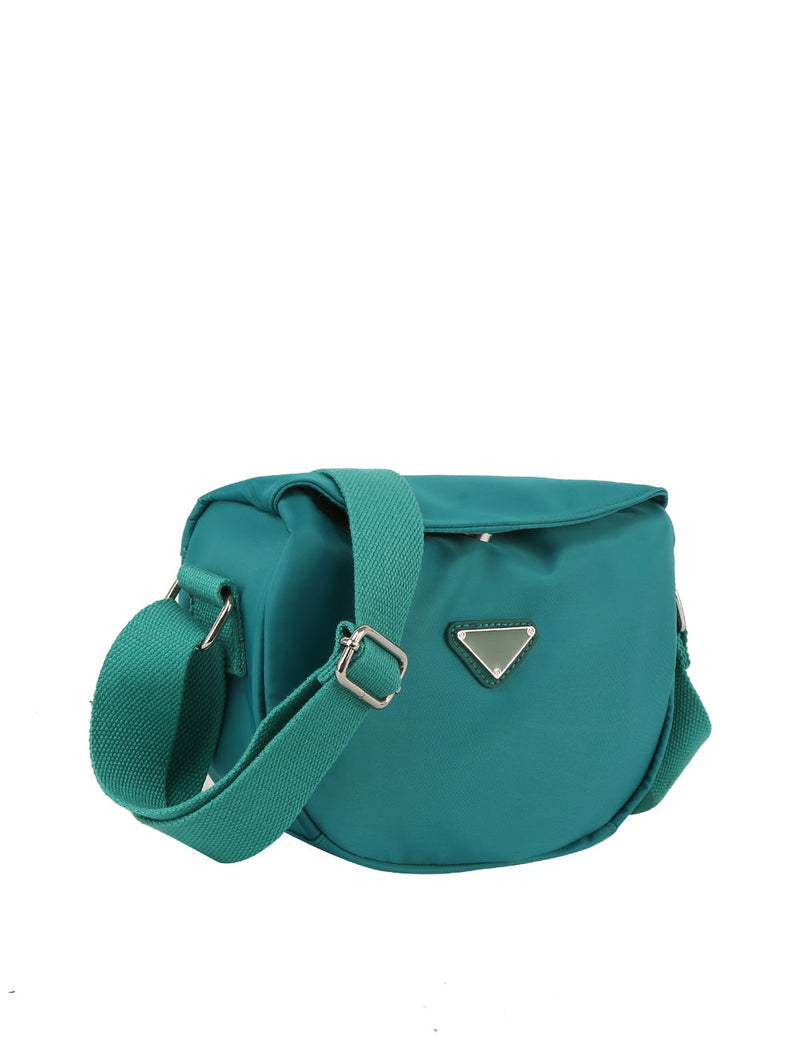 Organized & Hands-Free Nylon Crossbody Purse, Lightweight Daypack with Multiple Inner Pockets and Secure Back Zipper