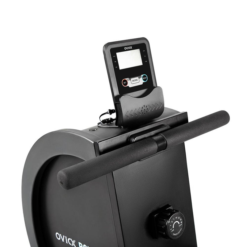 OVICX R100 Foldable Home Rower with Adjustable Foot Plate, Extra Long Track, and 16 Intensity Levels for Full-Body Workouts