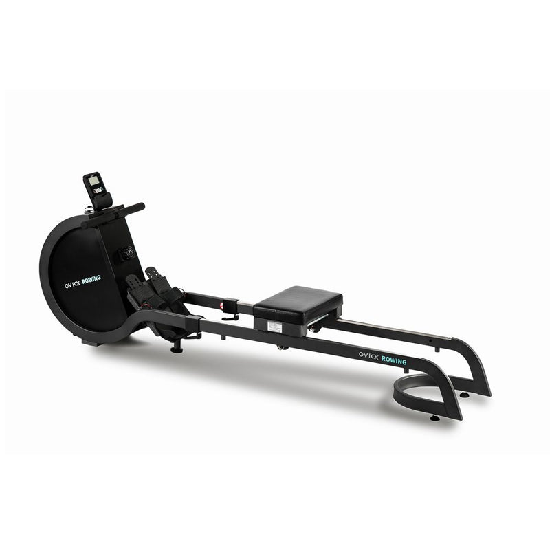 OVICX R100 Foldable Home Rower with Adjustable Foot Plate, Extra Long Track, and 16 Intensity Levels for Full-Body Workouts