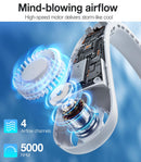 Torras bladeless neck fan Air Conditioner L3, 360° Airflow,3s Cool Down,Idea Gifts for Women & Men