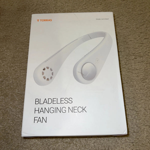 Torras FSFA08 White Portable 5 W 1800mAh Bladeless Hanging Neck Fan