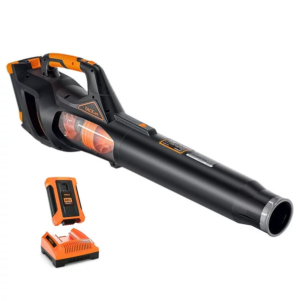 40V Cordless Leaf Blower with 4.0Ah Battery & Charger, Brushless Motor and 5-Speed Optional