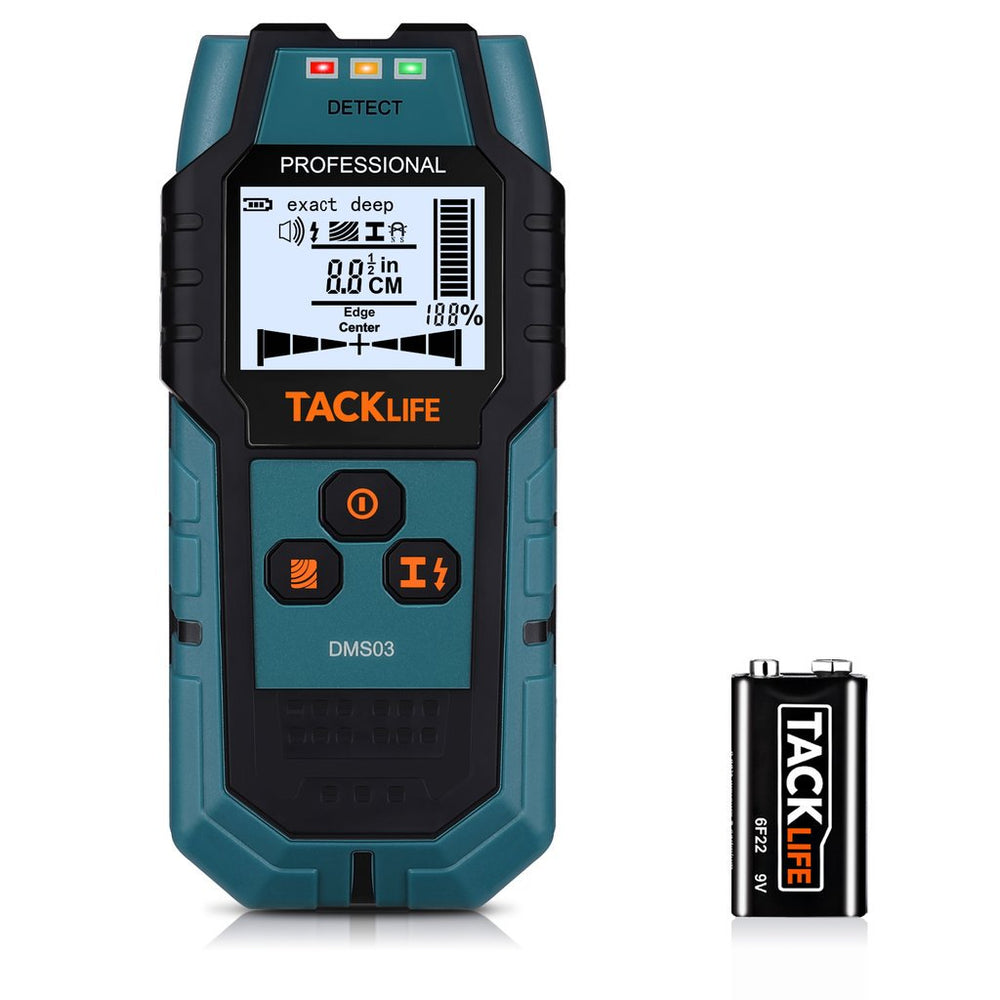 TACKLIFE Stud Finder, Wall Scanner 3 in 1 Racktodoor