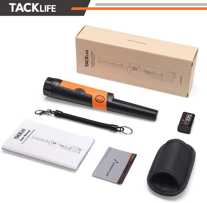 TACKLIFE Pinpointer Metal Detector High Sensitivity MPP01