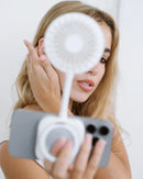 Pursuit DNDLN Magnetic Fan with LED Ring Light & Hands-Free 360° Adjustable Stand