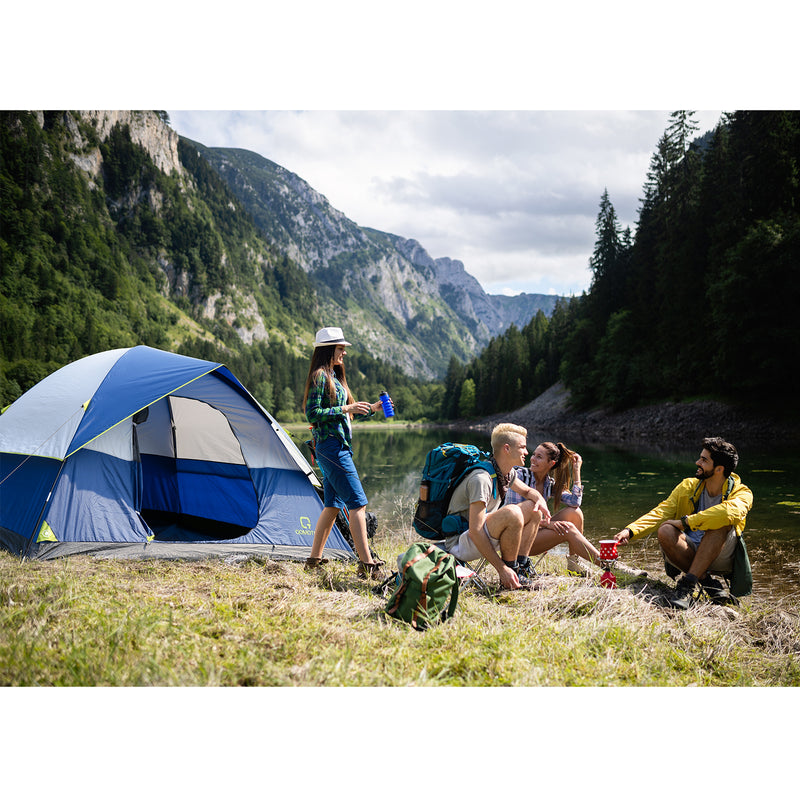 Easy Setup Dome Camping Tent with Rain Fly