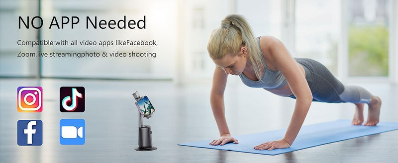 Unitedtime Auto Face-Tracking Tripod for Smartphone with No App Required